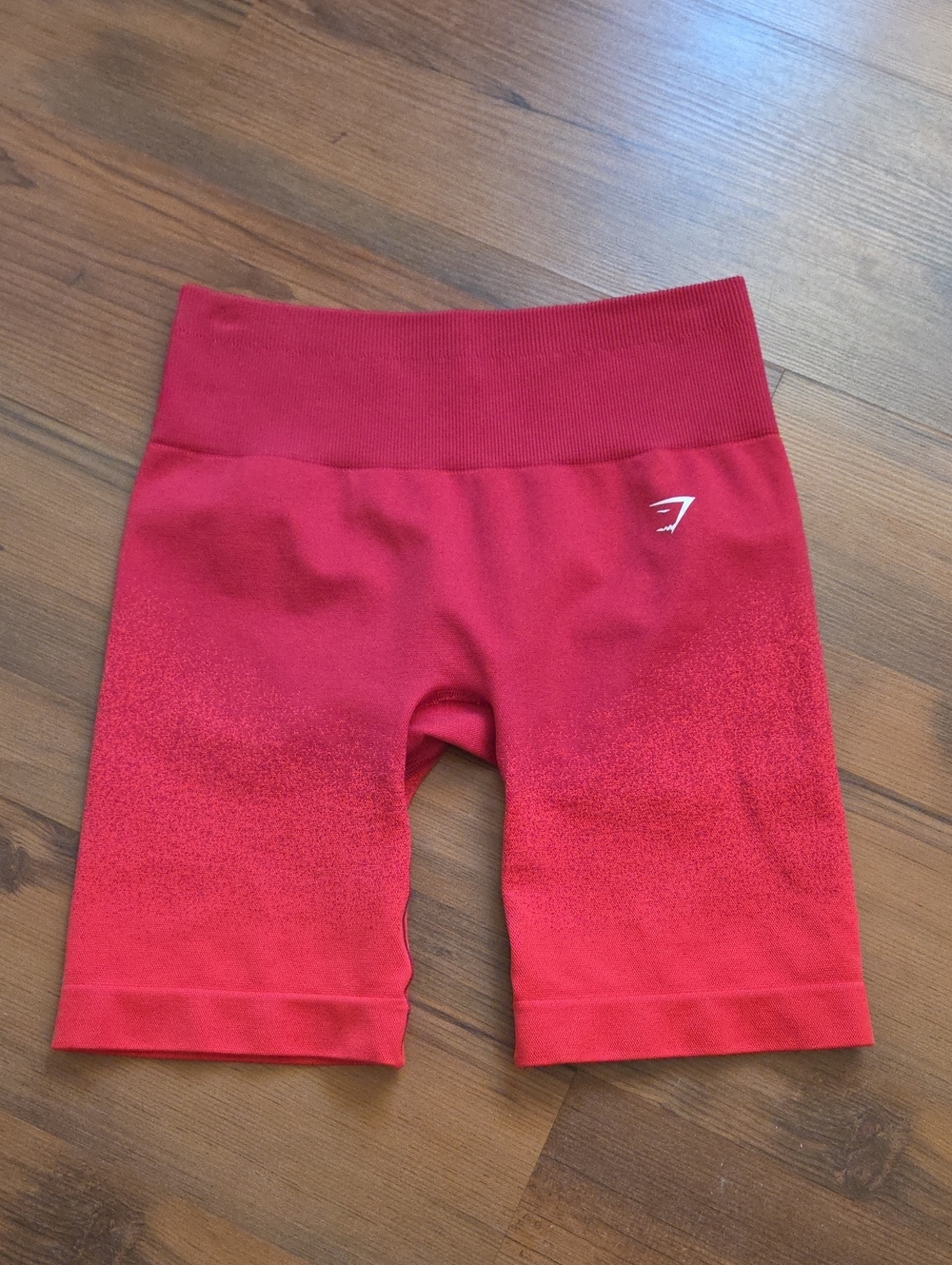 Gymshark Pink Ombre High-Waist Bike Shorts